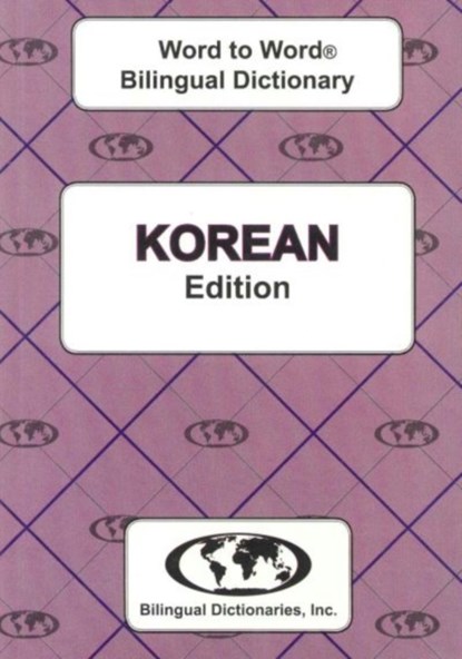 English-Korean & Korean-English Word-to-Word Dictionary, C. Sesma ; M. K. Christlieb - Paperback - 9780933146976