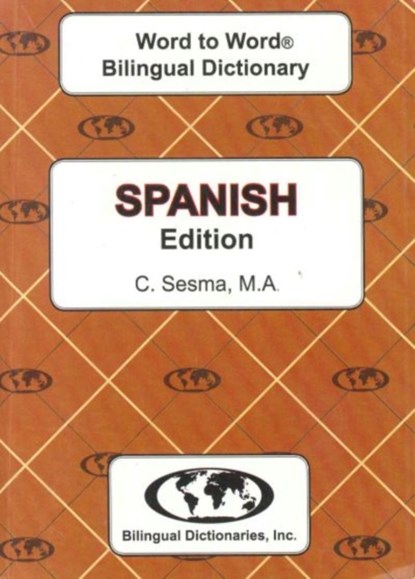 English-Spanish & Spanish-English Word-to-Word Dictionary, C. Sesma - Paperback - 9780933146990