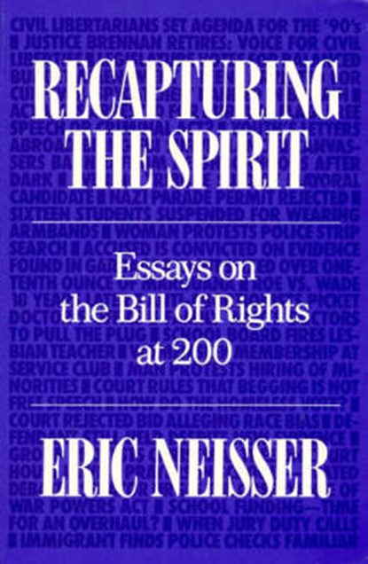 Recapturing the Spirit, NEISSER,  Eric - Paperback - 9780945612230