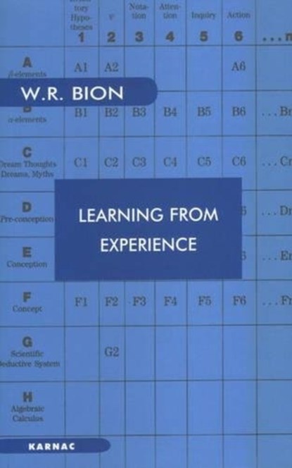 Learning from Experience, Wilfred R. Bion - Paperback - 9780946439058