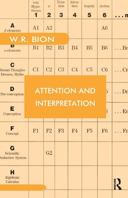 Attention and Interpretation, Wilfred R. Bion - Paperback - 9780946439089