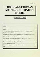 Journal of Roman Military Equipment Studies, Volume 3, 1992 | M. C. Bishop | 