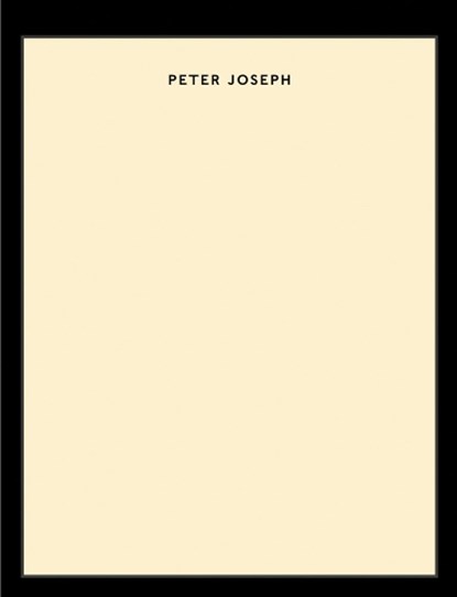 Peter Joseph, niet bekend - Gebonden - 9780947830946