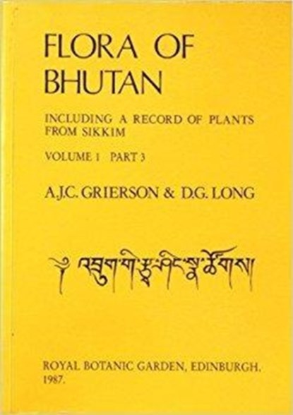 Flora of Bhutan, A.J.C. Grierson ; D.G. Long - Paperback - 9780950427065