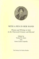 With a Pen in Her Hand - Verina Jones ; Anna-Laura Lepschy - 9780952590156