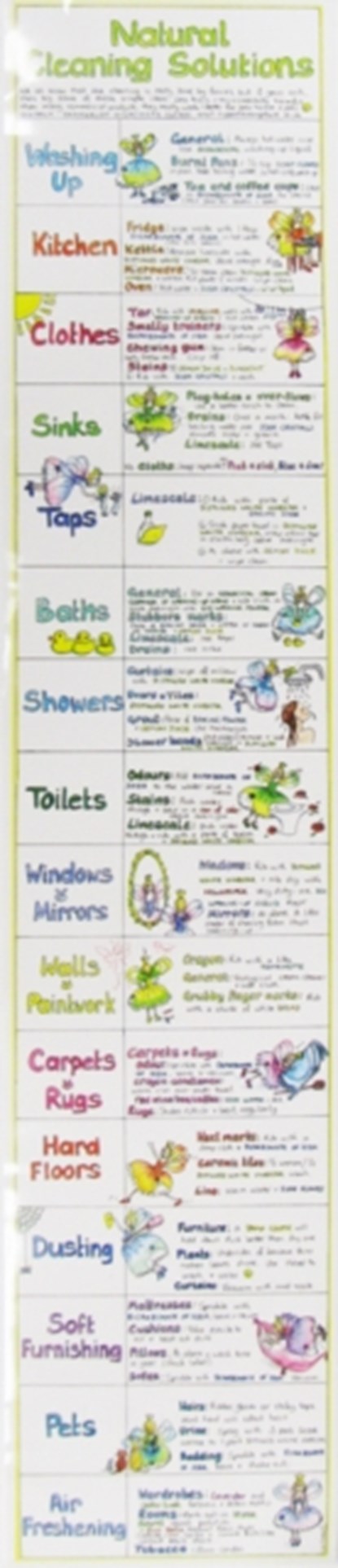 Natural Cleaning Solutions Chart, Liz Cook - Overig - 9780953622252