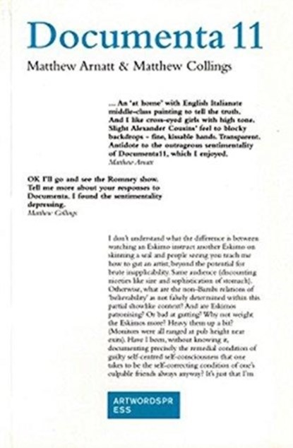 Documenta II, Matthew Arnatt ; Matthew Collings - Paperback - 9780954390808