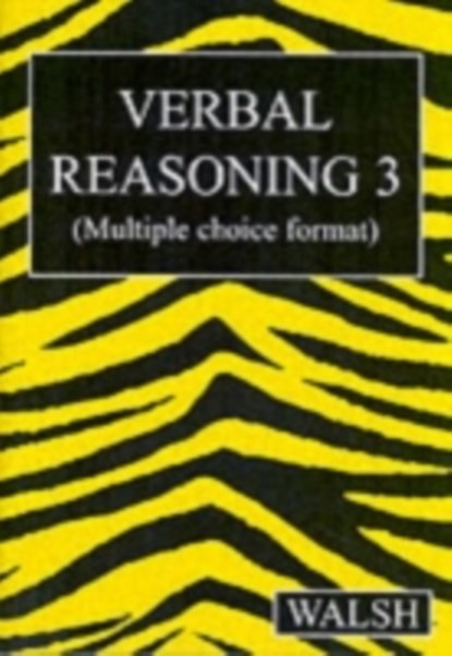Verbal Reasoning 3, Mary Walsh ; Barbara Walsh - Paperback - 9780955309922