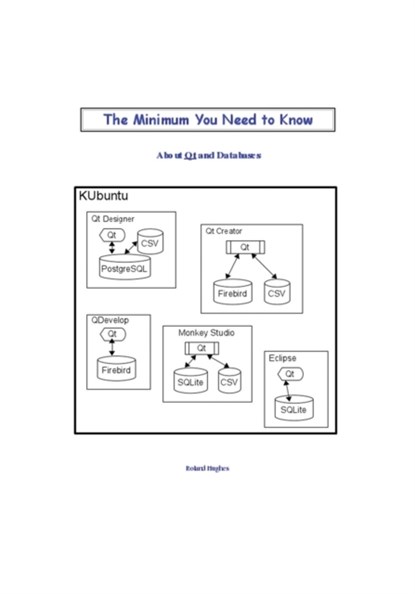 The Minimum You Need to Know About Qt and Databases, Roland Hughes - Paperback - 9780982358054
