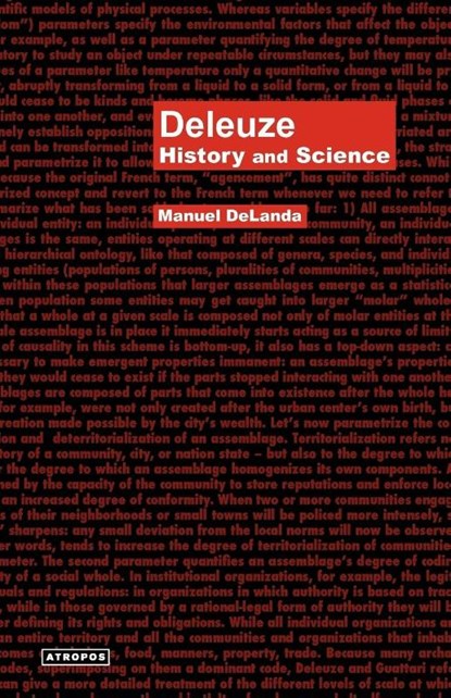 Deleuze, Manuel DeLanda - Paperback - 9780982706718