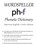 Wordspeller Phonetic Dictionary, Diane M Frank - Overig - 9780983038146