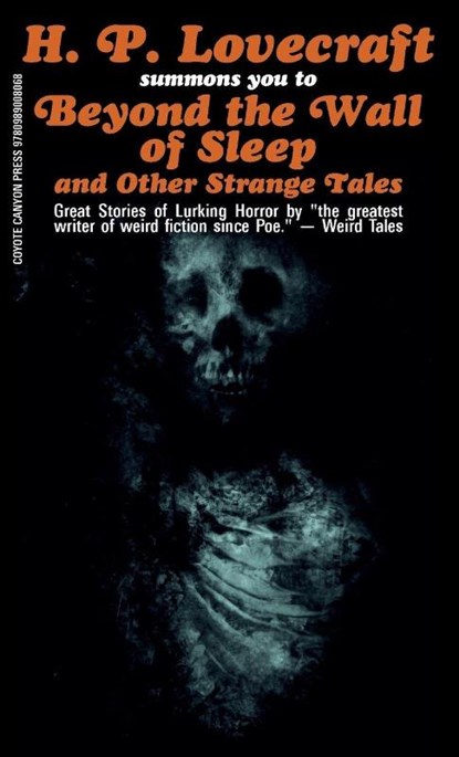 Beyond the Wall of Sleep and Other Strange Tales, H P Lovecraft - Paperback - 9780989008068