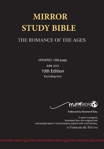 Mirror Bible (Wide Margin), Francois Du Toit - Paperback - 9780992176907
