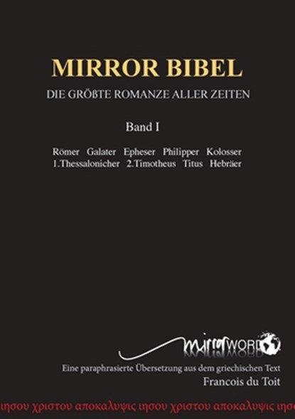 Mirror Bibel, Francois Du Toit - Paperback - 9780992223663