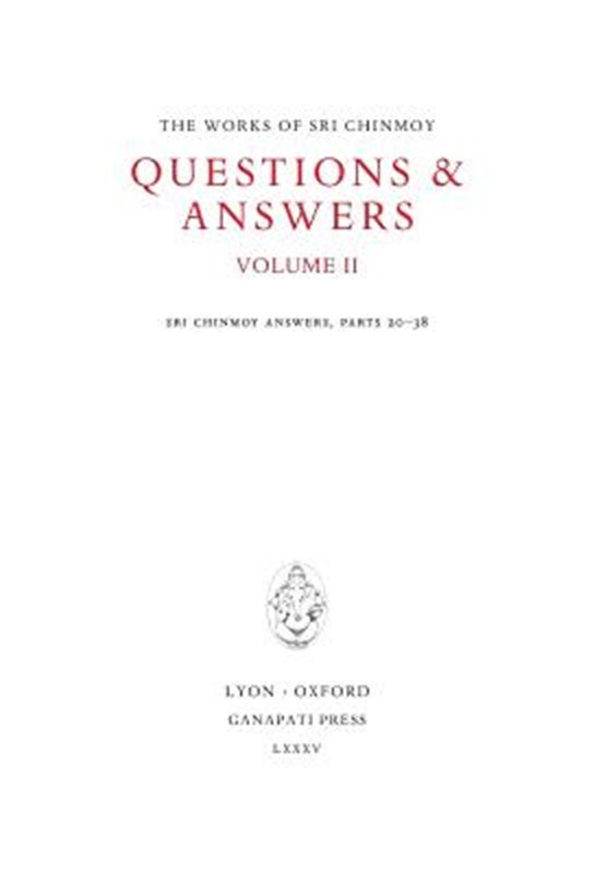 Answers I, tome 2