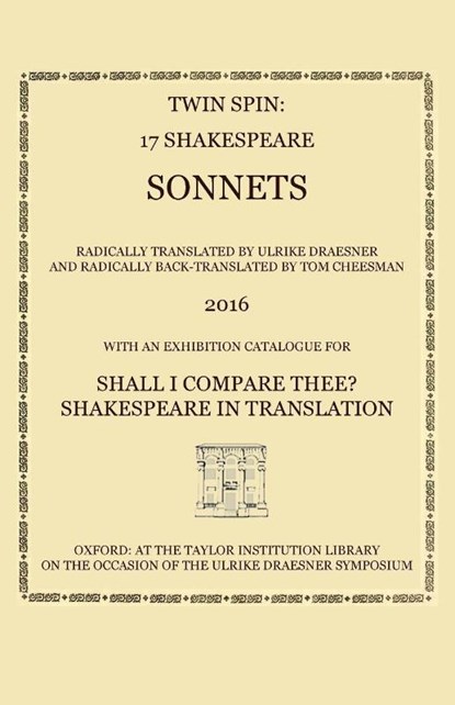 Twin Spin, Shakespeare - Paperback - 9780995456402