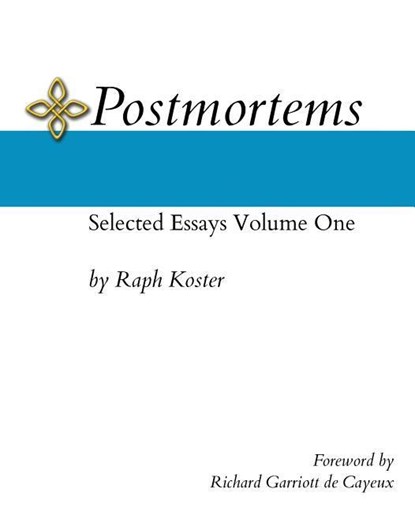 Postmortems, Raph Koster - Paperback - 9780996793742