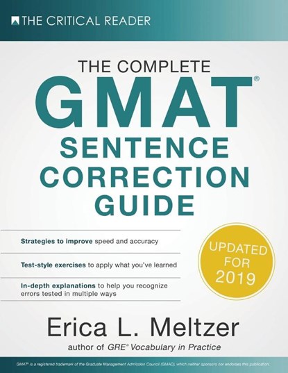 The Complete GMAT Sentence Correction Guide, Erica L. Meltzer - Paperback - 9780997517804