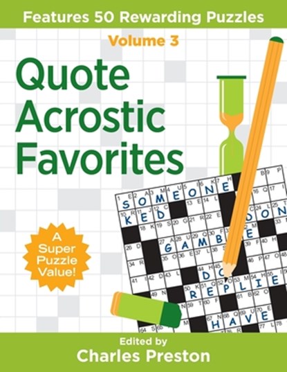 Quote Acrostic Favorites, Charles Preston - Paperback - 9780998832272