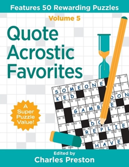 Quote Acrostic Favorites, Charles Preston - Paperback - 9780998832296