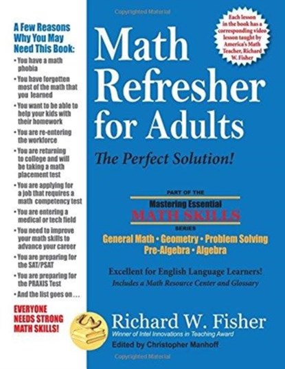 Math Refresher for Adults, Richard W Fisher - Paperback - 9780999443361