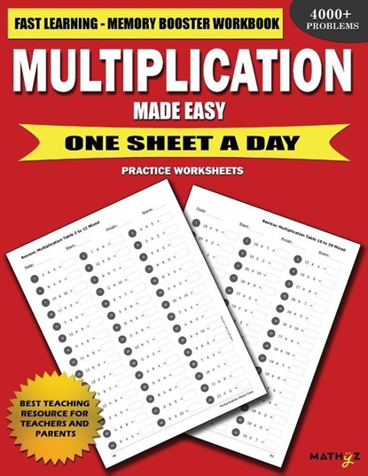 Multiplication Made Easy, Mathyz Learning - Paperback - 9780999740828
