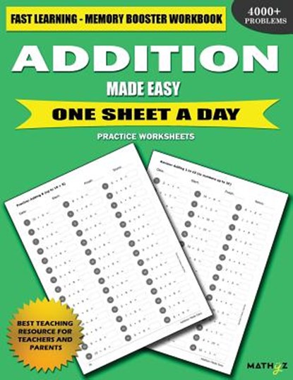Addition Made Easy, Mathyz Learning - Paperback - 9780999740835