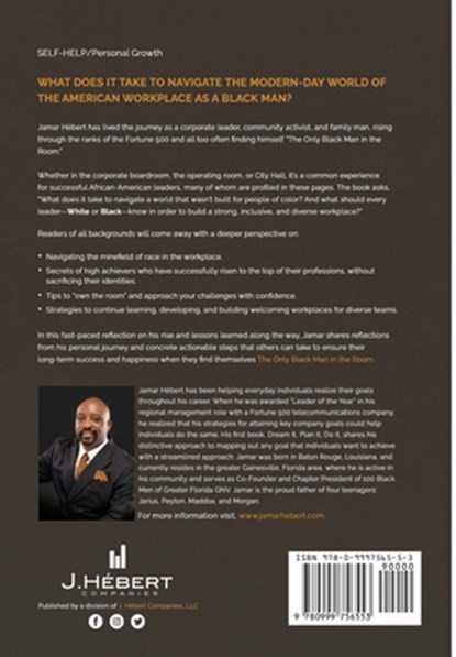 The Only Black Man In The Room, Jamar J Hebert - Gebonden - 9780999756553