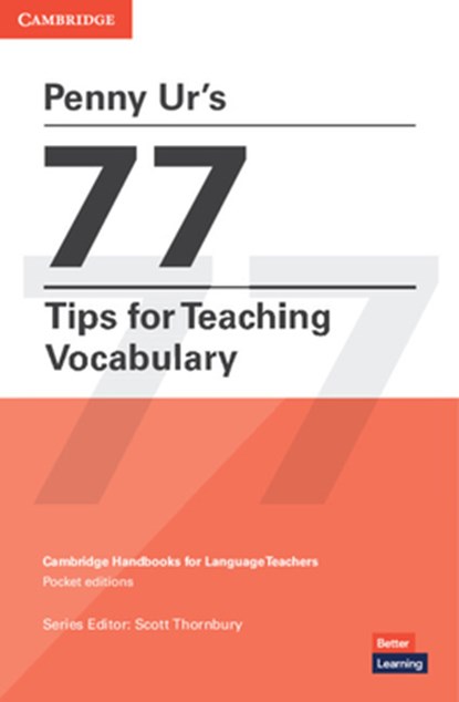 Penny Ur's 77 Tips for Teaching Vocabulary, Penny Ur - Paperback - 9781009074001