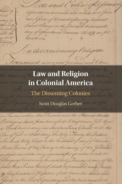 Law and Religion in Colonial America, Scott Douglas (Ohio Northern University) Gerber - Paperback - 9781009289047