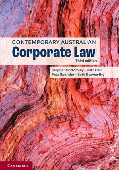 Contemporary Australian Corporate Law, Stephen (Australian National University Bottomley ; Kath Hall ; Peta (Australian National University Spender ; Beth (University of Adelaide) Nosworthy - Paperback - 9781009448215