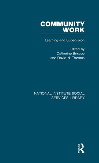 Community Work, Catherine Briscoe ; David N. Thomas - Gebonden - 9781032041759