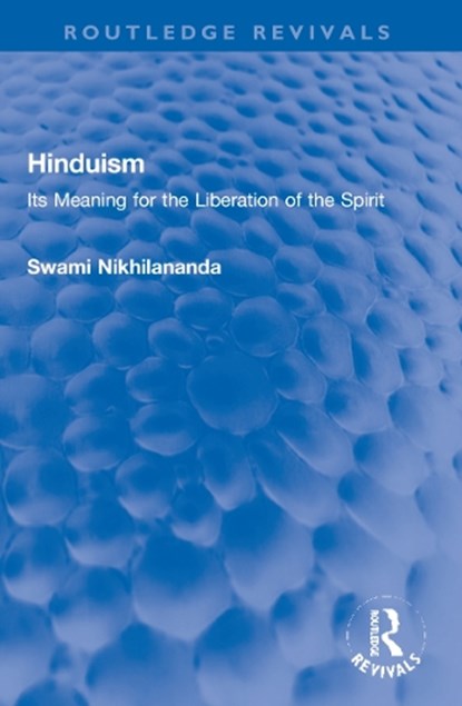 Hinduism, Swami Nikhilananda - Paperback - 9781032128832
