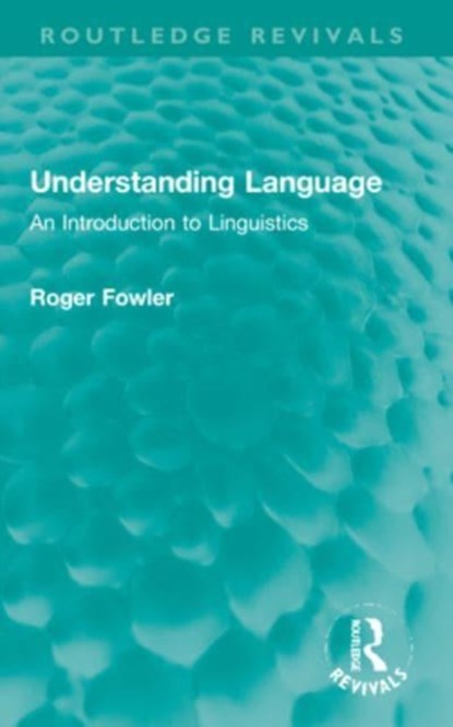 Understanding Language, Roger Fowler - Paperback - 9781032213262
