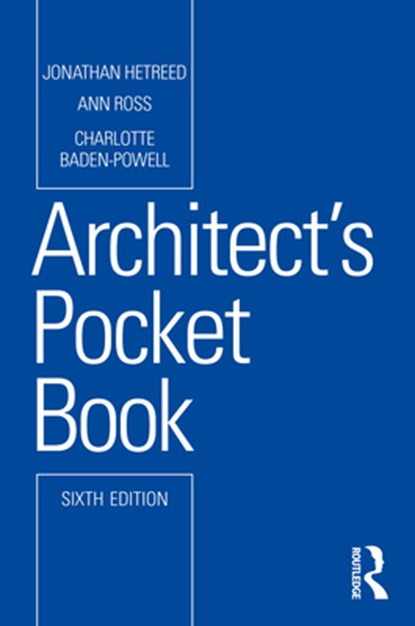 Architect's Pocket Book, Jonathan (Hetreed Ross Architects Hetreed ; Ann (Hetreed Ross Architects Ross ; Charlotte Baden-Powell - Paperback - 9781032414119