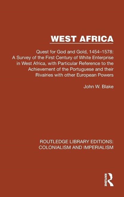 West Africa, John W. Blake - Gebonden - 9781032424958