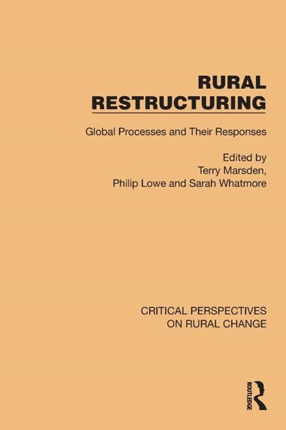 Rural Restructuring, Terry Marsden ; Philip Lowe ; Sarah (University of Oxford Whatmore - Paperback - 9781032496092