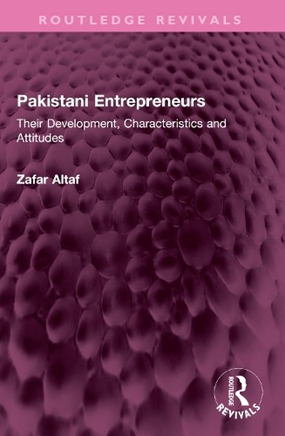 Pakistani Entrepreneurs, Zafar Altaf - Paperback - 9781032526980
