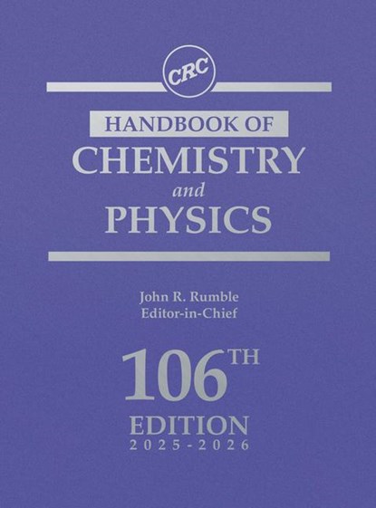 CRC Handbook of Chemistry and Physics, John Rumble - Gebonden - 9781032655666