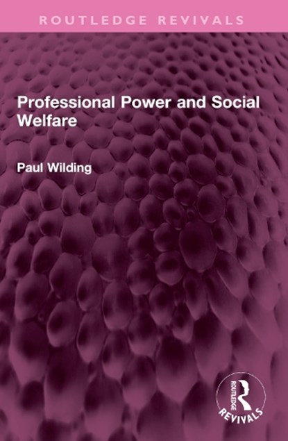Professional Power and Social Welfare, Profesor Paul Wilding - Paperback - 9781032741475