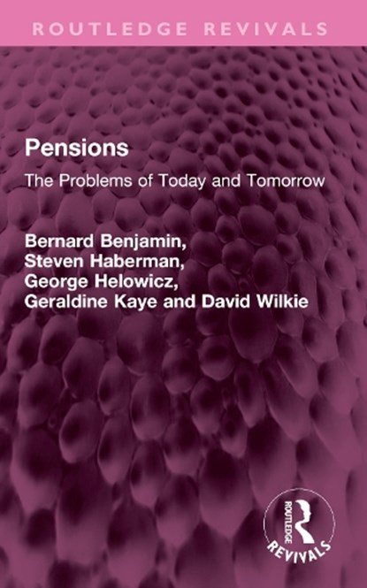 Pensions, Bernard Benjamin ; Steven (City University Haberman ; George Helowicz ; Geraldine Kaye - Paperback - 9781032743035