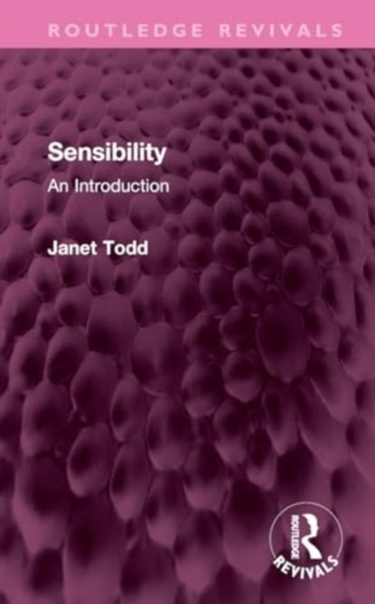 Sensibility, Janet Todd - Gebonden - 9781032745138
