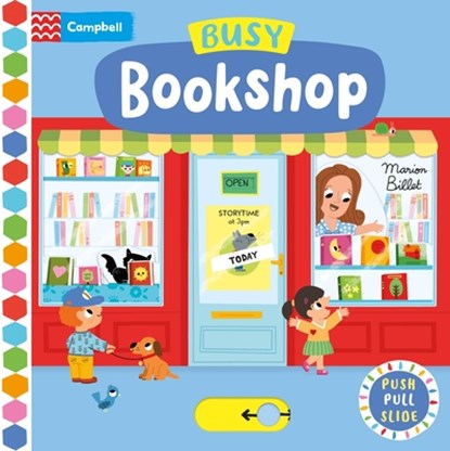 Busy Bookstore: Push, Pull, Slide, Marion Billet - Gebonden - 9781035049912