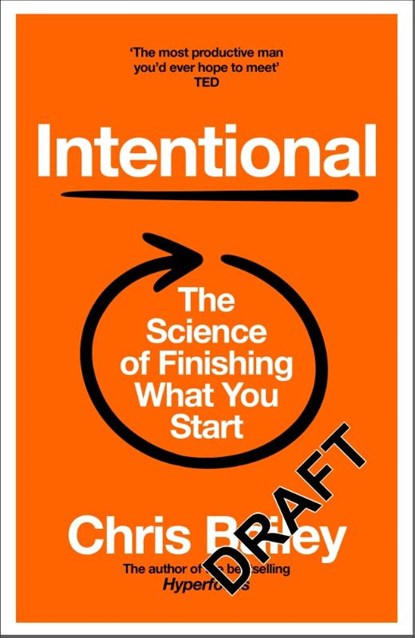 Intentional: the science of finishing what you start, chris bailey - Paperback - 9781035062201