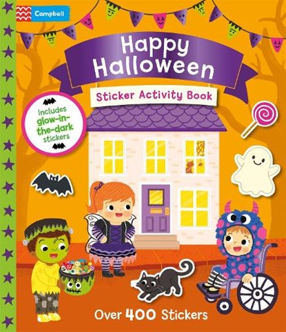 Happy Halloween Sticker Activity Book, Campbell Books - Paperback - 9781035086702