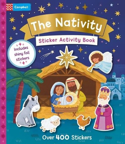 The Nativity Sticker Activity Book, Campbell Books - Paperback - 9781035092710
