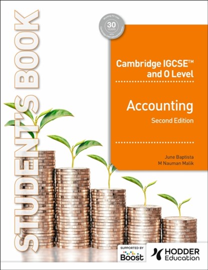 Cambridge IGCSE and O Level Accounting Second Edition, June Baptista ; Muhammad Nauman Malik - Paperback - 9781036010621