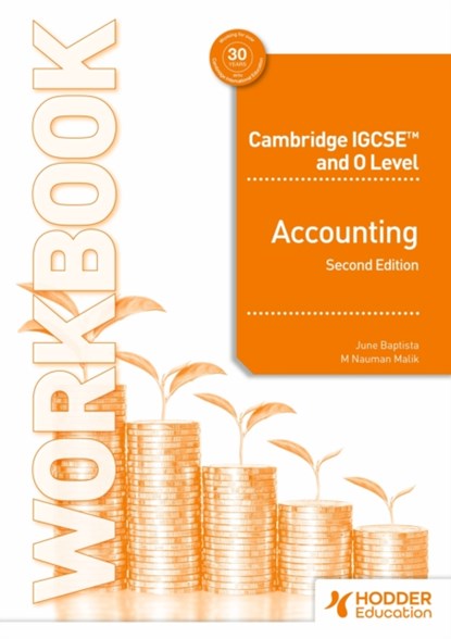 Cambridge IGCSE and O Level Accounting Workbook Second Edition, June Baptista ; Muhammad Nauman Malik - Paperback - 9781036010638