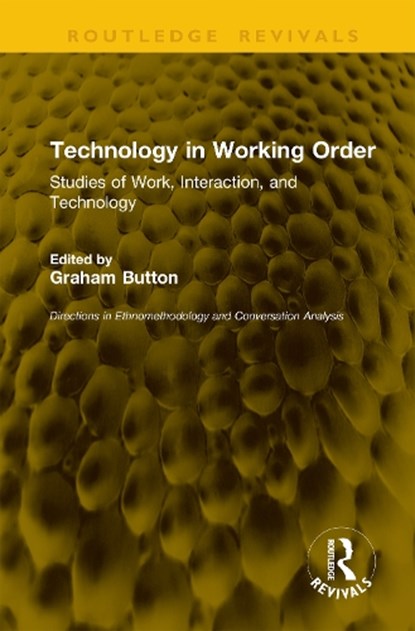 Technology in Working Order, Graham Button - Gebonden - 9781041273776