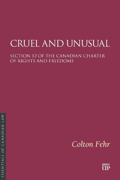 Cruel and Unusual, Colton Fehr - Paperback - 9781049801711